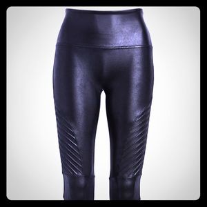 Faux Leather Moto Leggings